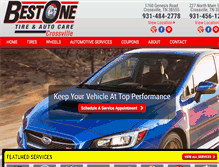 Tablet Screenshot of bestonetirecrossville.com